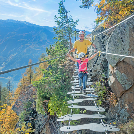 Übungs- und Familienklettersteig KNOTT