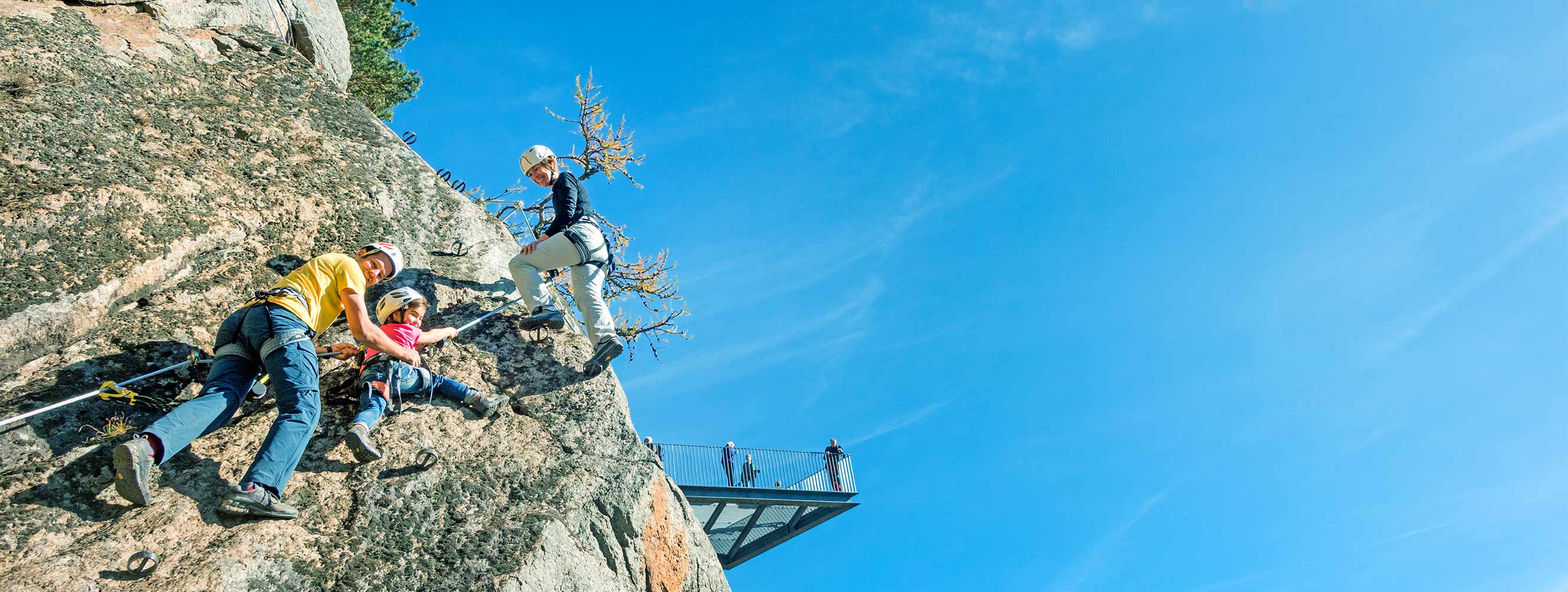 Übungs- und Familienklettersteig KNOTT