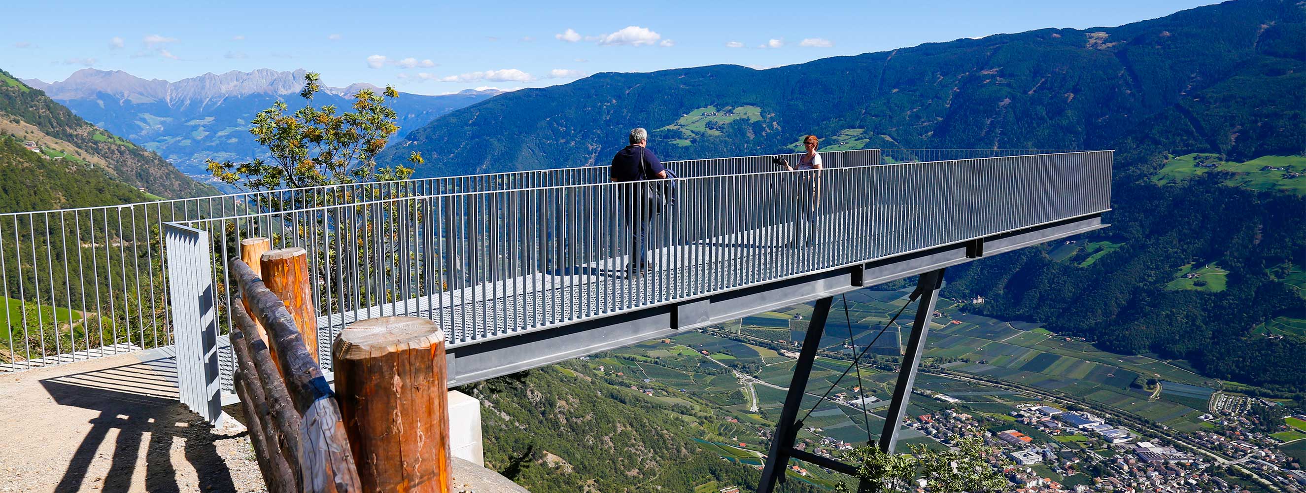 Aussichtsplattform Unterstell am Meraner Höhenweg